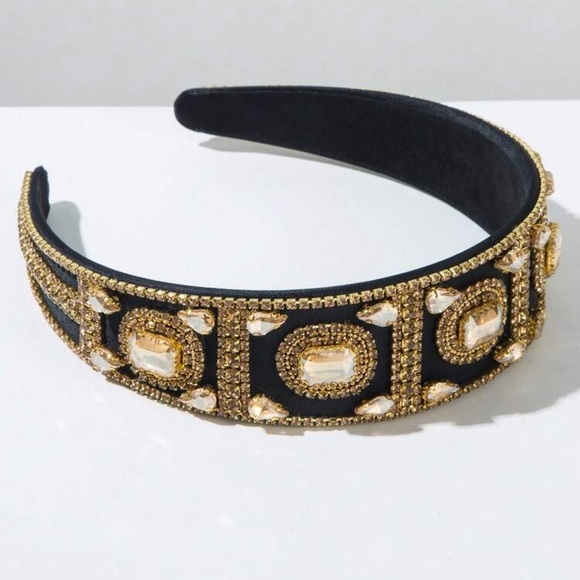 Retro Wide Solid Headband Luxury Minimalist Chic Hair Accessory Women - Picture 2 of 4